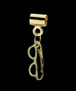 BERLOQUE OURO 18K  ÓCULOS VAZADO | BK51