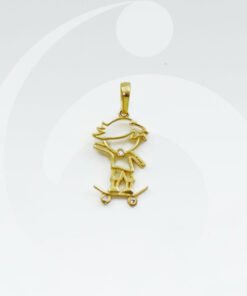 PINGENTE OURO 18K MENINO MEDIO | PI_012BAT