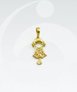 PINGENTE OURO 18K MENINA MEDIO | PI_012BAT