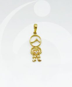 PINGENTE OURO 18K MENINO MEDIO | PI_012BAT