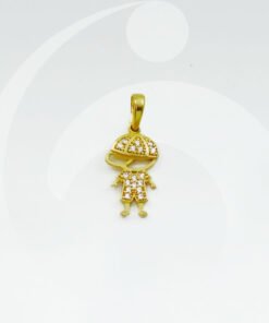 PINGENTE OURO 18K MENINO MEDIO | PI_012BAT