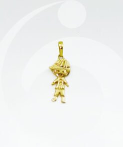 PINGENTE OURO 18K MENINO MEDIO | PI_012BAT
