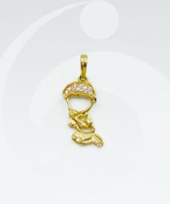 PINGENTE OURO 18K MENINO MEDIO | PI_012BAT