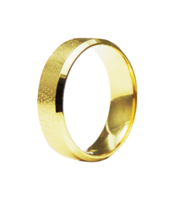 PAR DE ALIANÇAS OURO 18K RETA DESERT