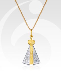PINGENTE NOSSA SENHORA PEQ OURO 18K | PI_014