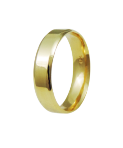 PAR DE ALIANÇAS OURO 18K RETA QUINA 5MM DIAMOND