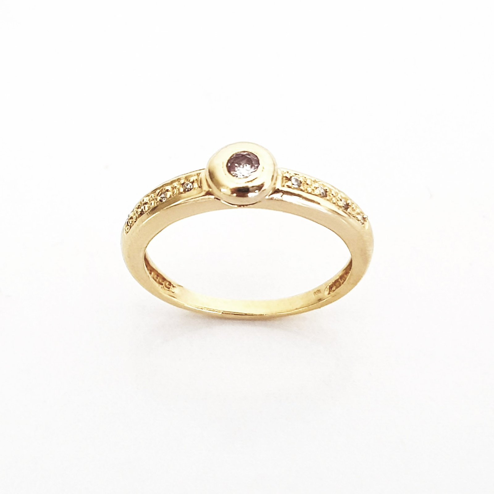 ANEL OURO 18K SOLITÁRIO BUDDY DIAMOND - Imagem 2