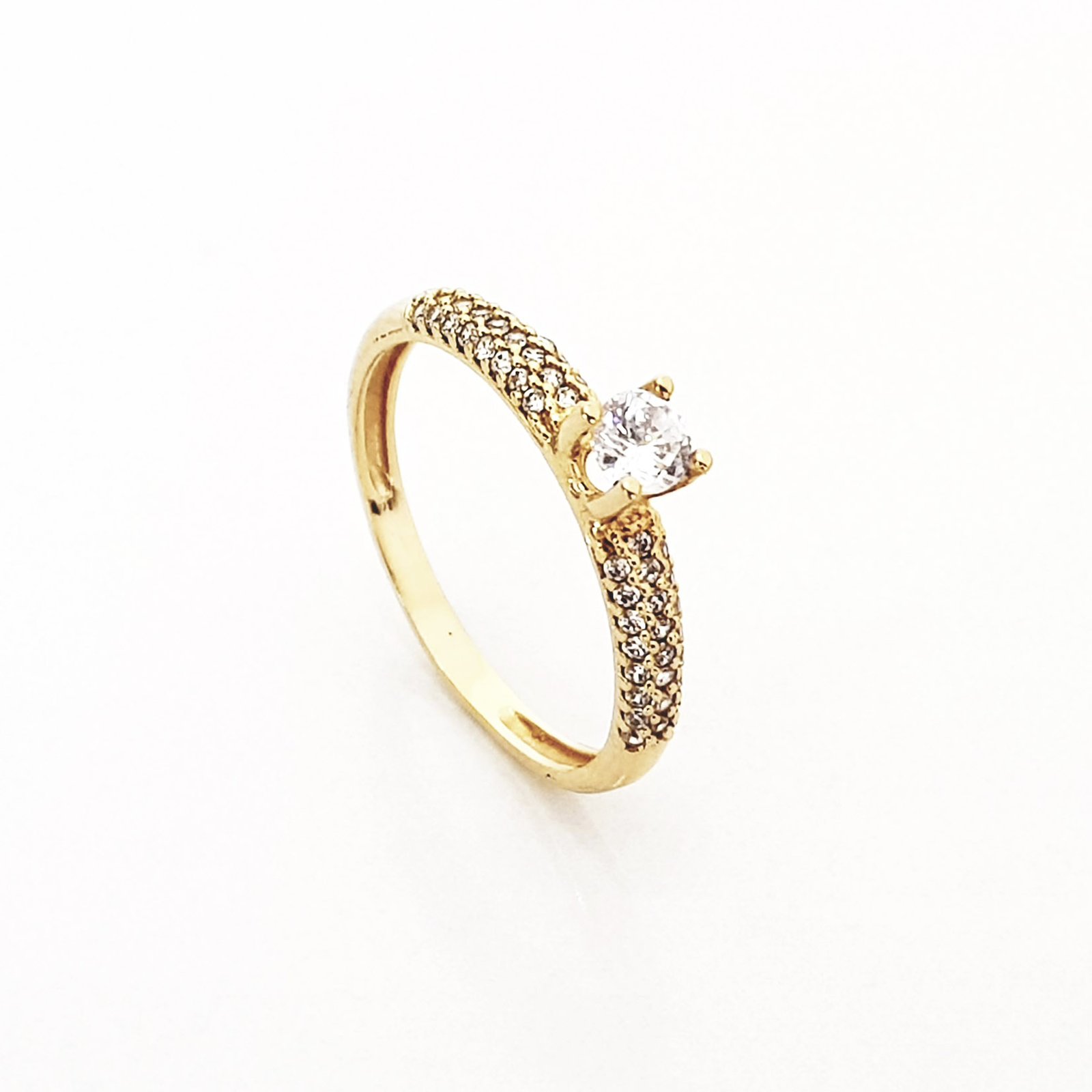 ANEL OURO 18K SOLITÁRIO WALLFLOWER DIAMOND - Imagem 3