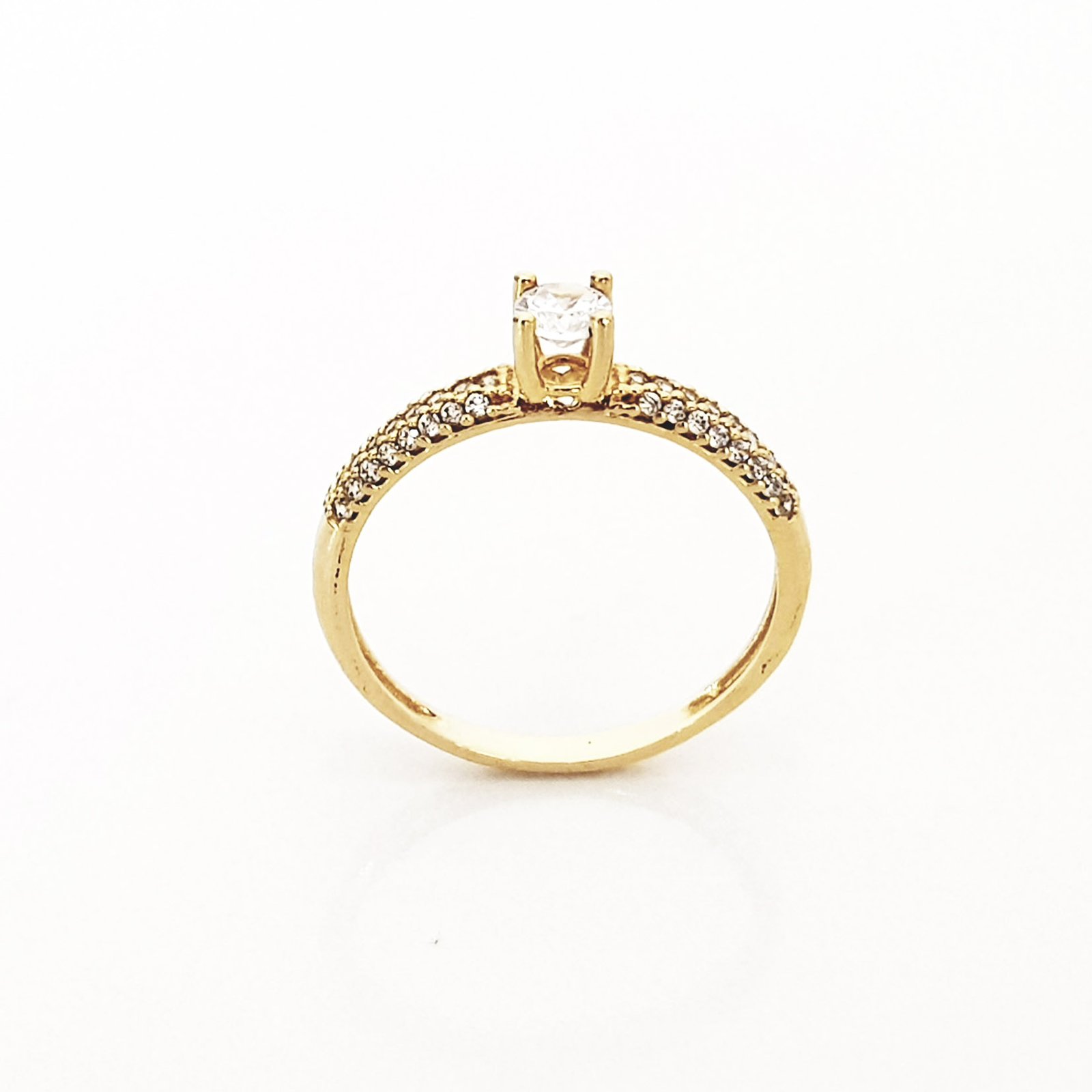 ANEL OURO 18K SOLITÁRIO WALLFLOWER DIAMOND - Imagem 6