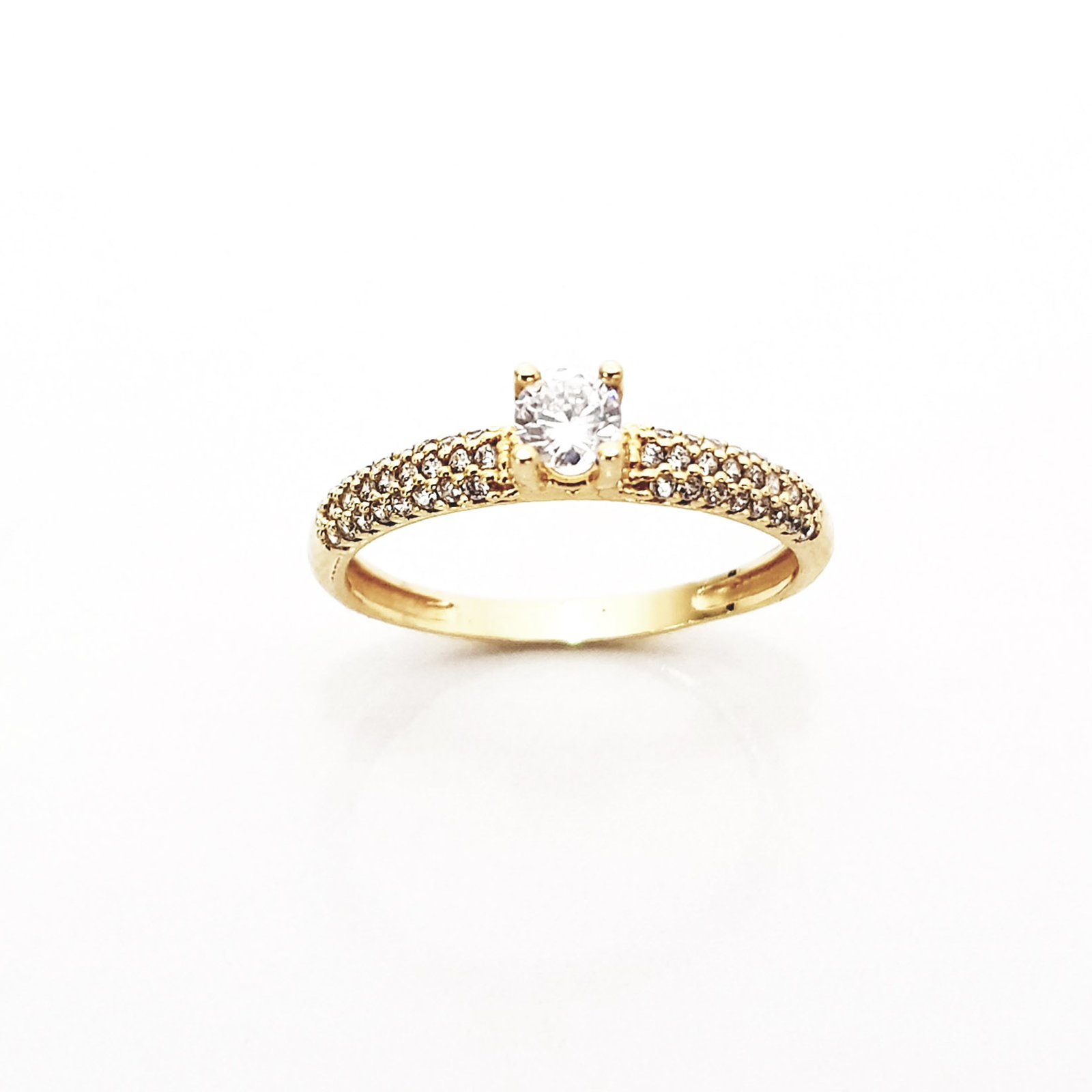 ANEL OURO 18K SOLITÁRIO WALLFLOWER DIAMOND - Imagem 4