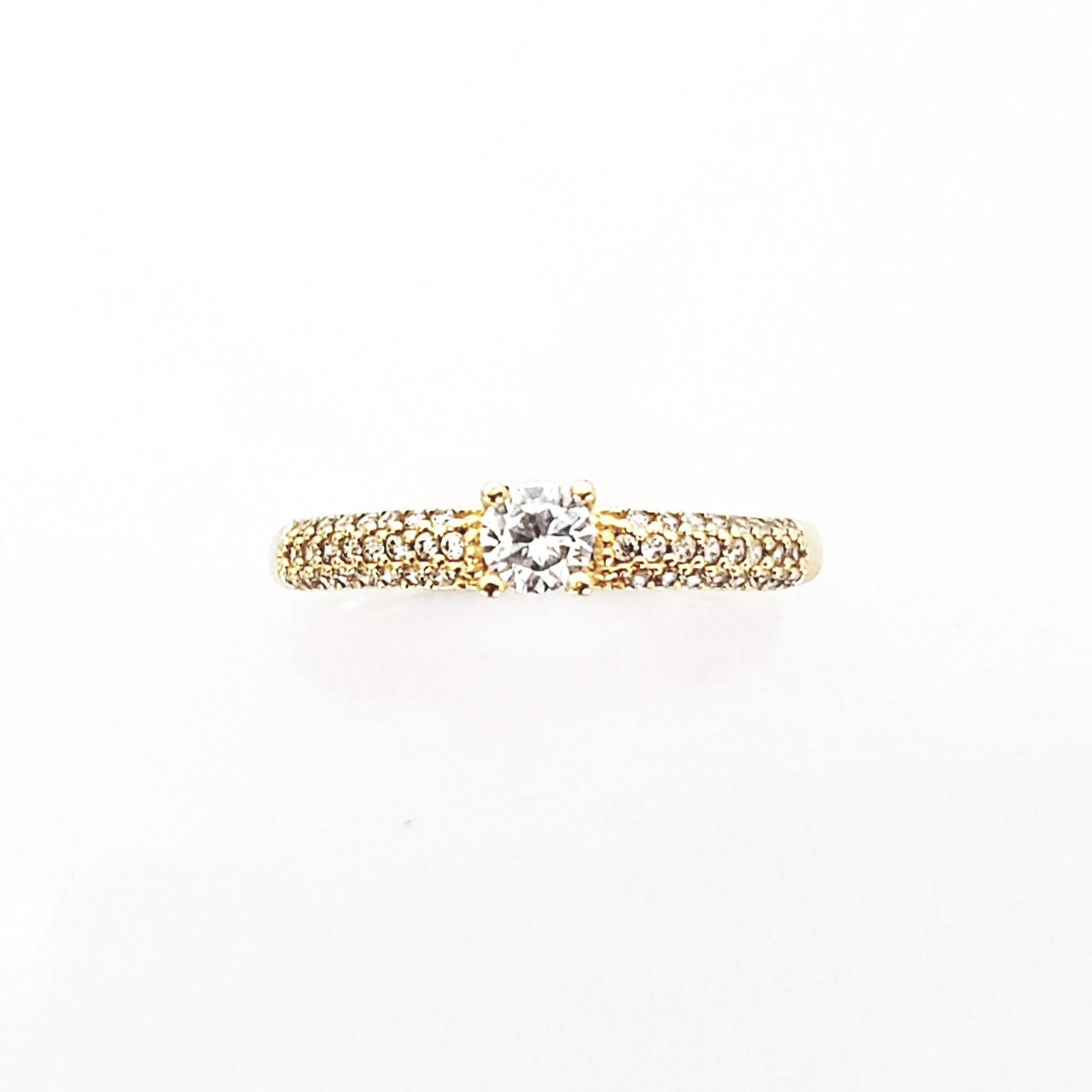 ANEL OURO 18K SOLITÁRIO WALLFLOWER DIAMOND - Imagem 5