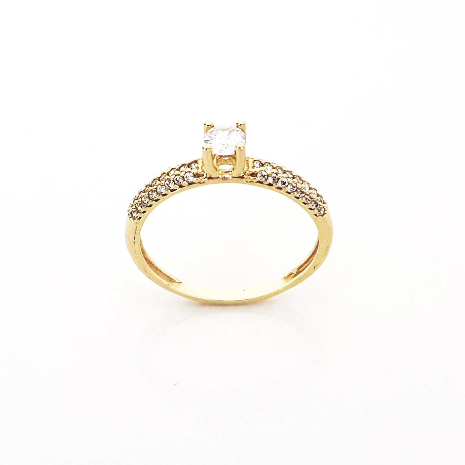 ANEL OURO 18K SOLITÁRIO WALLFLOWER DIAMOND - Imagem 2