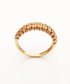 Alternative view of ANEL OURO 18K APARADOR WELLA DIAMOND