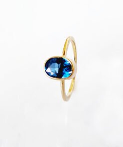 Alternative view of ANEL OURO 18K ENGLISHSET PEDRAS BRASILEIRAS